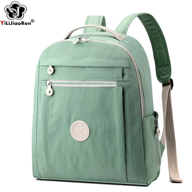 

Fashion Ladies Bagpack Brand Nylon Backpack for Women Waterproof Back Pack Outdoor Travel Bag Large School Bag for Teenage Girls