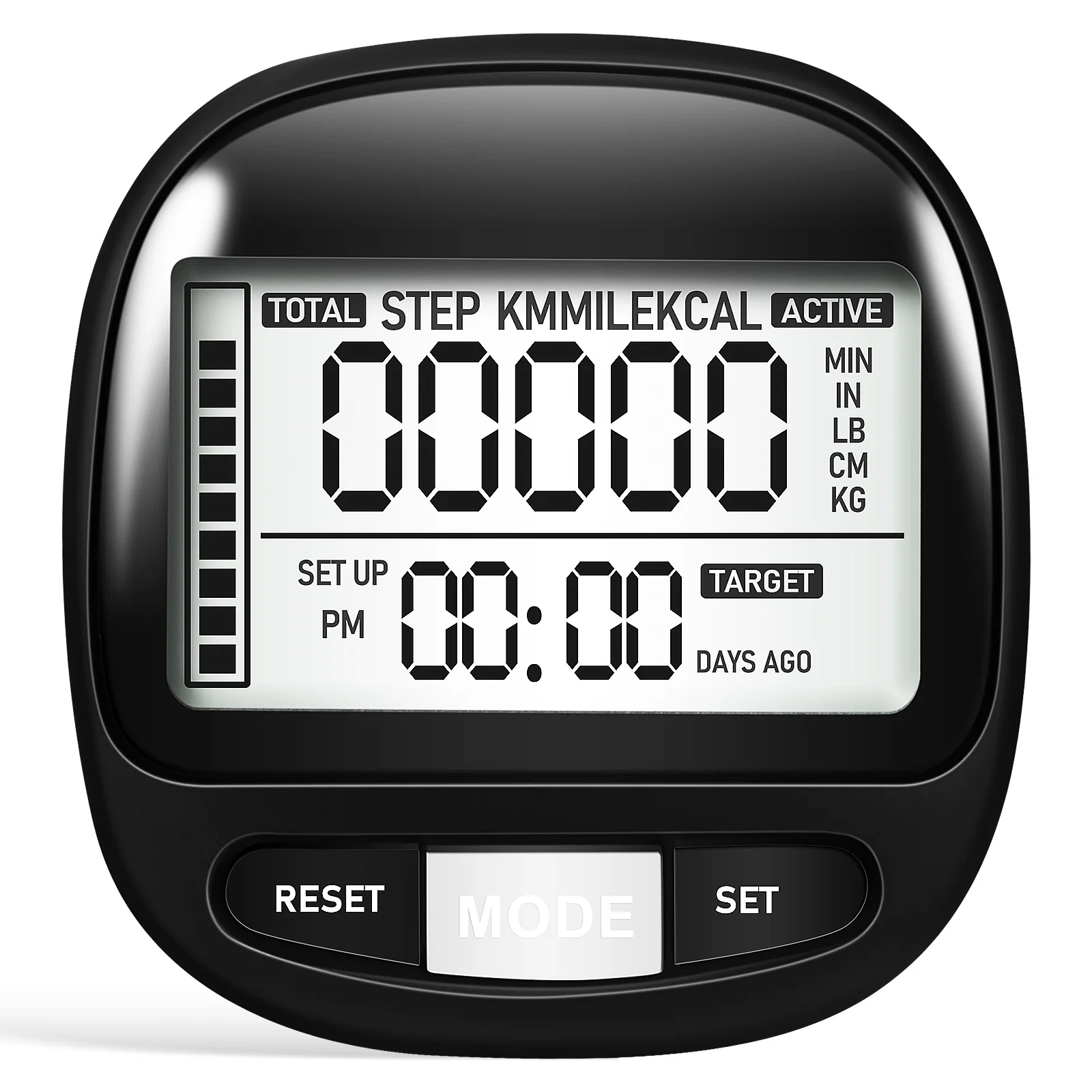 Шагомер Miles Counter Podometro Большой экран Точный шаг с зажимом на маленьком