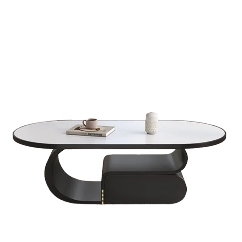 Дизайнерские кофейные столики для квартиры овальные домашние маленькие