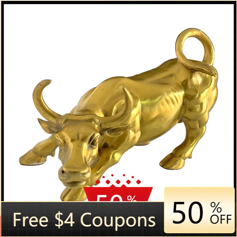 

Topnew Decoration Wangshi Cattle Pure Copper Cow Topnew Waltz Street Cattle Arrogant Golden Cattle Chinese Zodiac Cow Crafts