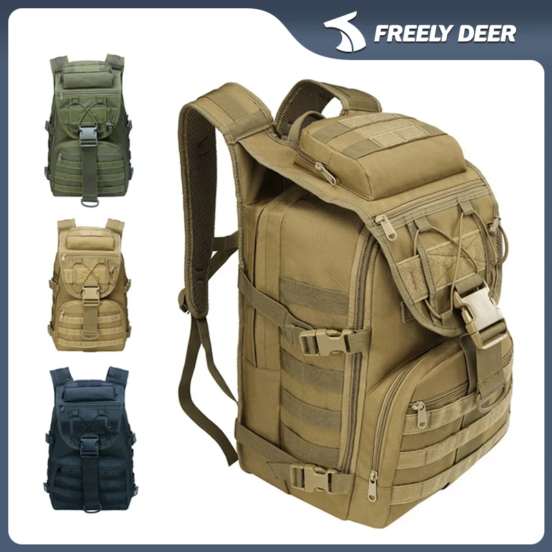 

35L Traveling Backpack Tactical Military Army Rucksack Computer Waterproof Bag Camping Fishing Bag Outdoor Hiking Sport Backpack