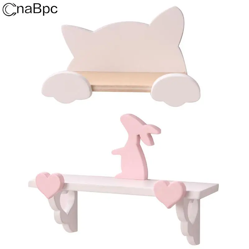 

1:12 миниатюрная деревянная настенная полка для кукольного домика, мини стеллаж в виде милых животных, декорация для кукольного домика, аксес...