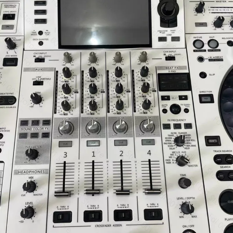 Фото Наклейка-скин для DJ-контроллера XDJ XZ, полное покрытие, бело-серебристая, идеально подходит №4
