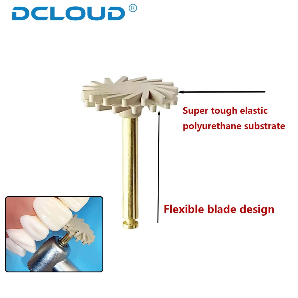 12 шт./упак. полировальный диск из композитной смолы резиновый полировщик RA 2 35 мм
