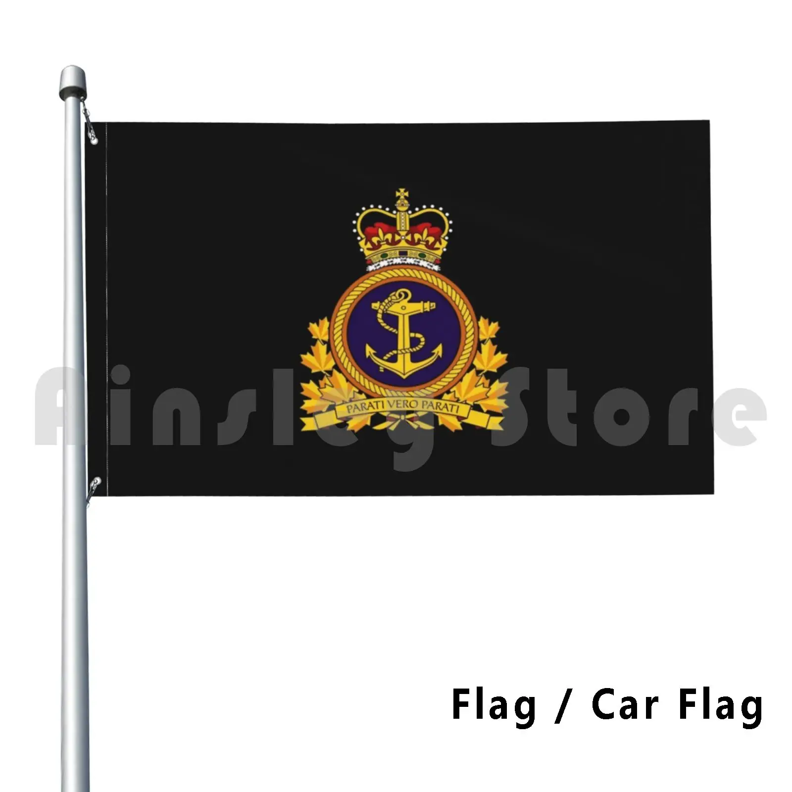 Канадский Королевский Темно-Синий уличный Декор флаг автомобиль Rcn эмблема