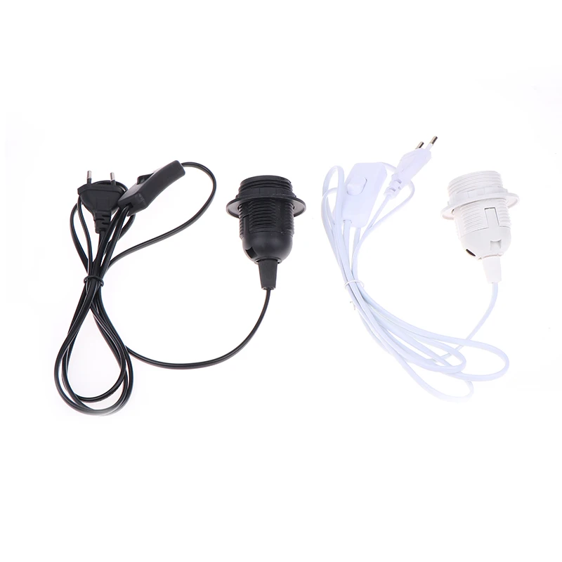 Подвесной светильник E27 стандарта ЕС 1 8 м осветительные приборы лампочки адаптер