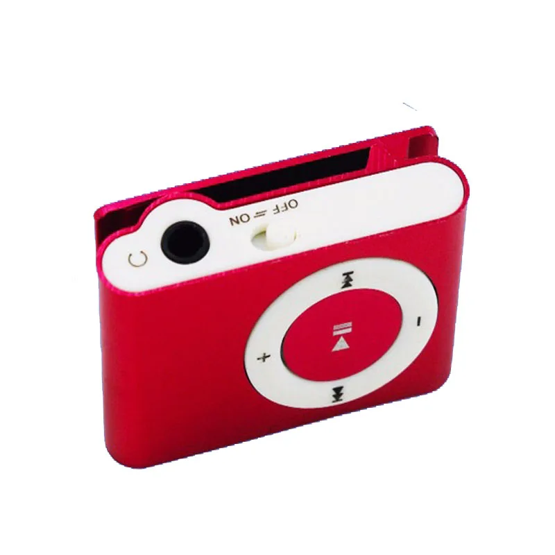 Зеркальный портативный mp3-плеер мини MP3-плеер с зажимом водонепроницаемый