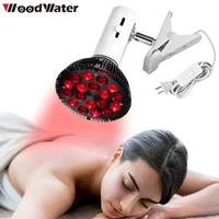 54w 18 led red light therapy lamp 660nm 850nm infrared light therapy device for face and muscle joint pain relief