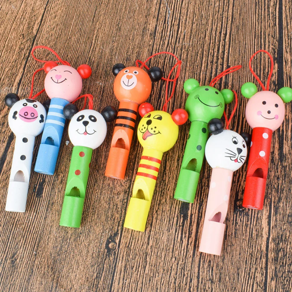 

1Pcs Cute Multicolor Wooden Whistles Kids Birthday Party Favors Decoration Baby Shower Noice Maker Toys Goody Bags Pinata Gifts