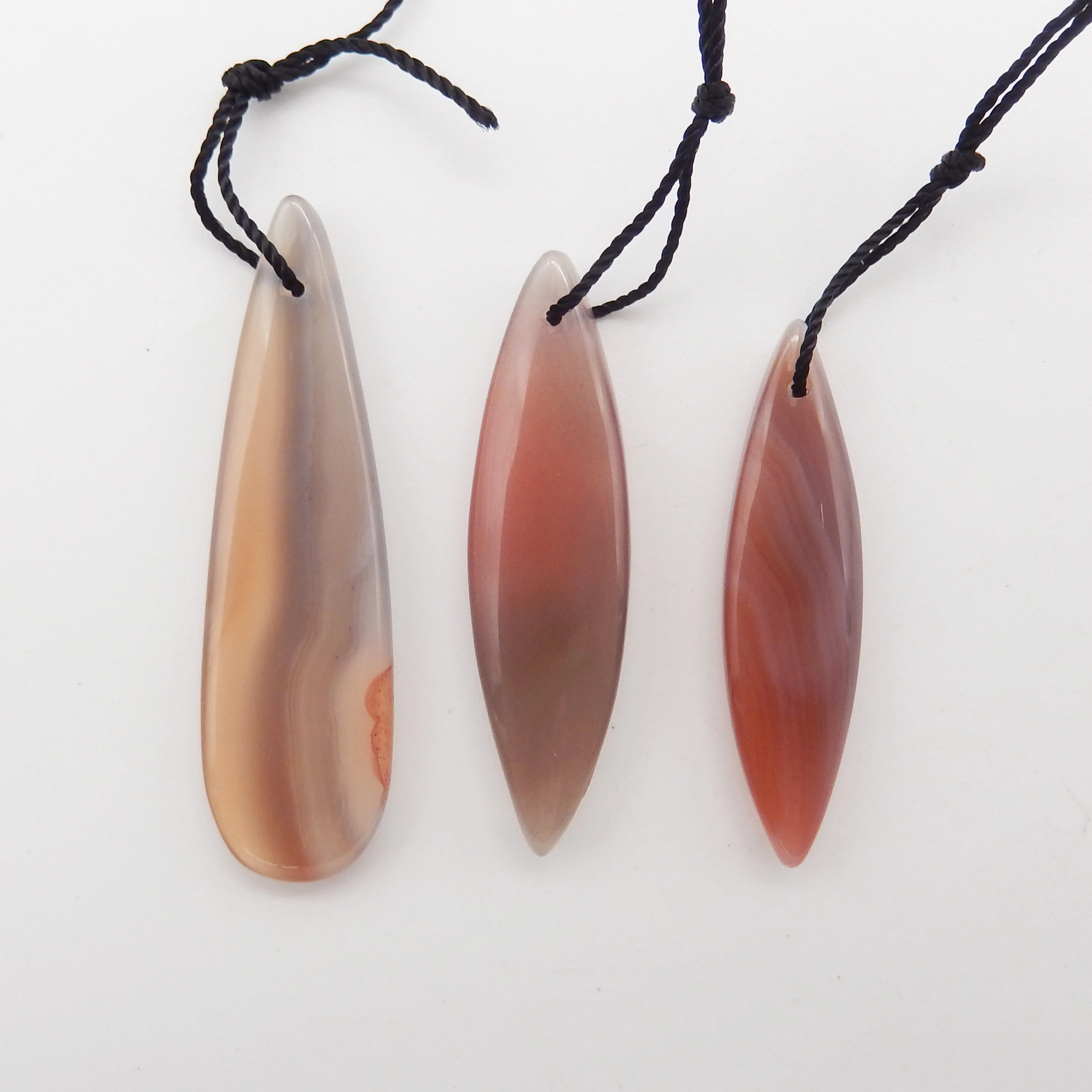 3 шт. полосатые агатные модные бусины драгоценные ювелирные украшения ожерелья