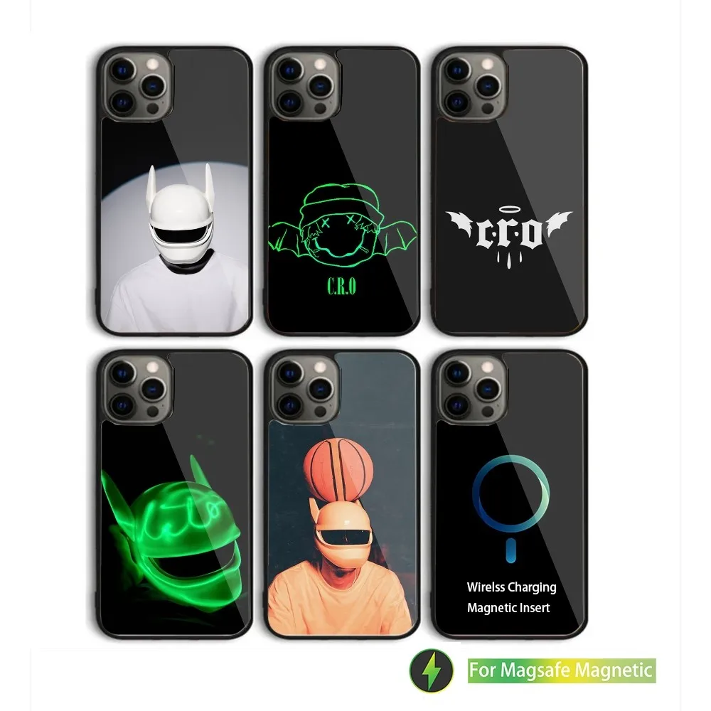 C-Cro Rapper чехол для телефона iPhone 15 14 13 12 11 Plus Pro Max Mini Magsafe Магнитная Беспроводная