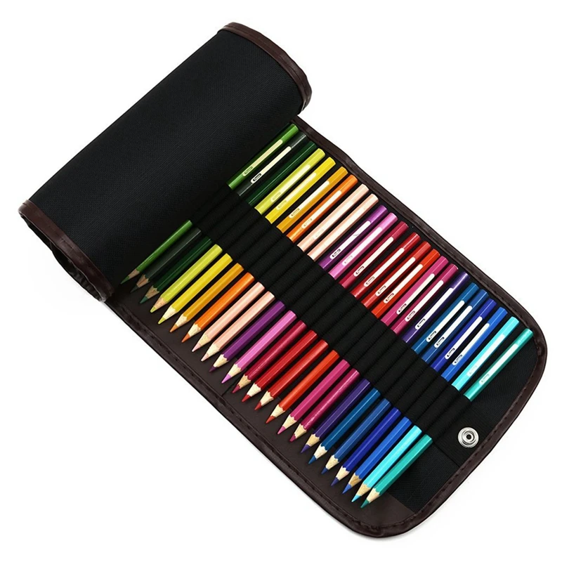 Wrap / Roll Up Pencil Case / Colored Pencil Case / Bags / Pouches For School Office Art