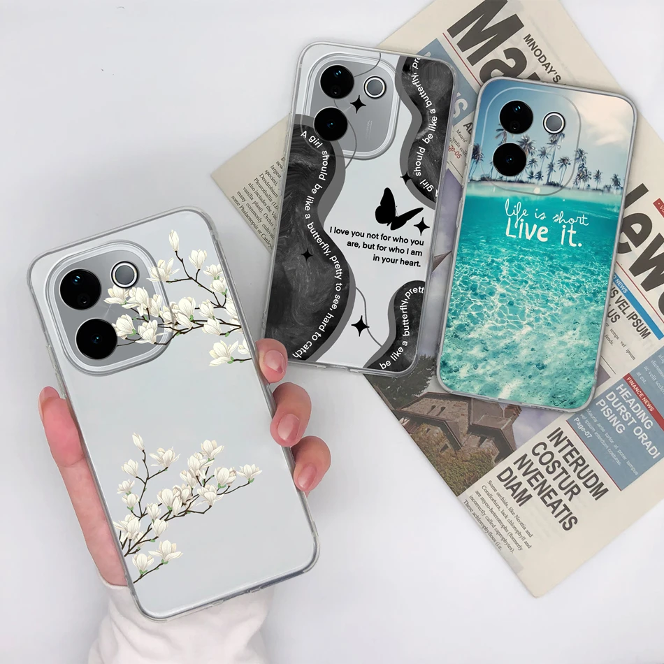 Чехол для телефона iQOO Z9S Pro Vivo T3 креативная задняя крышка с несколькими узорами T3Pro