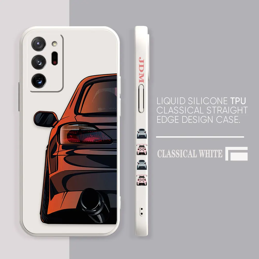 Case For Samsung Galaxy A90 A80 A70 A60 A50 A40 A30 A20 A10 Note 20 10 M33 Pro Plus Lite Ultra 4G 5G Case  Cartoon JDM Drift Car