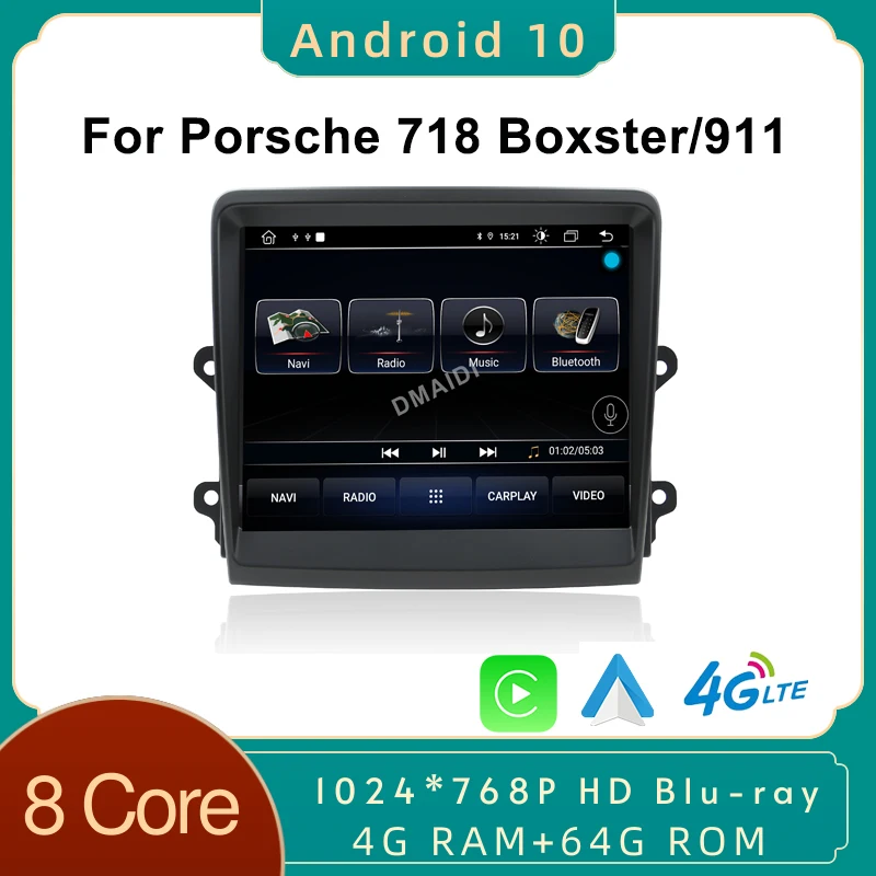 8 4-дюймовый Android 10 GPS-навигатор автомобильный радиоприемник мультимедийный плеер