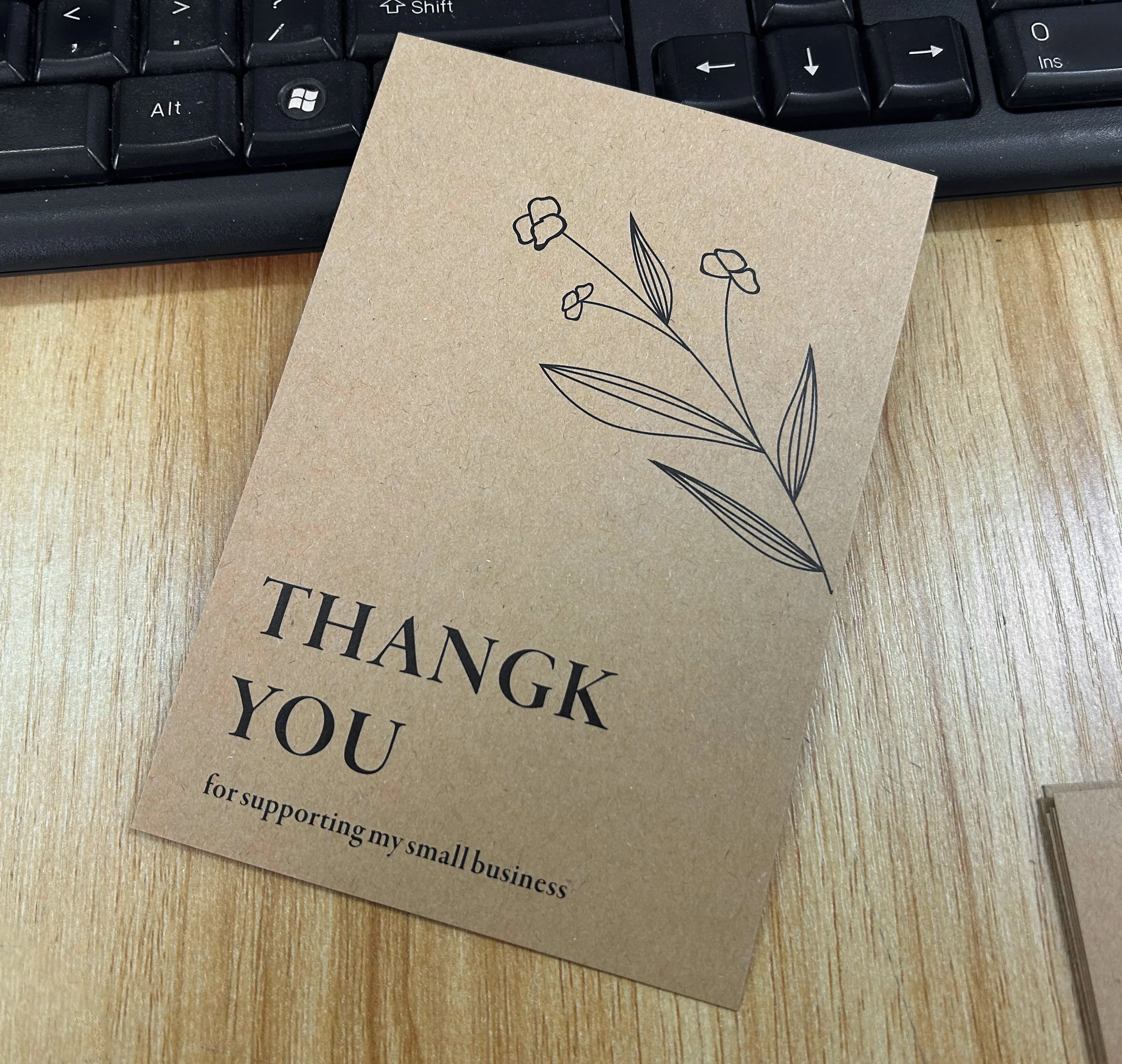 100x145 мм 100 шт. специальная бумага заказ магазина карточка с благодарностью