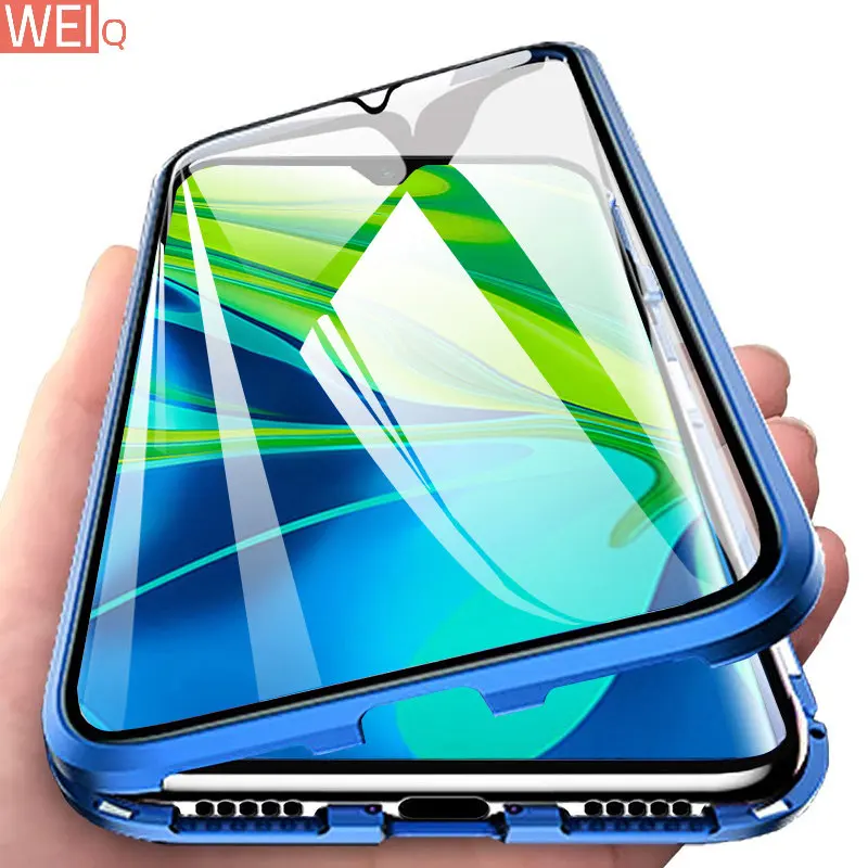 

Double-Sided Metal Magnetic Adsorption Case For XIAOMI MI 11 Pro 11 Lite 11i Indian Glass Magnet Case For XIAOMI MI 11X Pro Cove