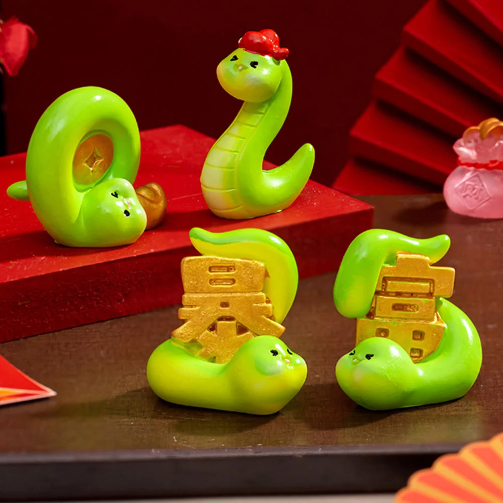 6 шт. микро пейзажная статуя из смолы украшения миниатюрные статуи на день