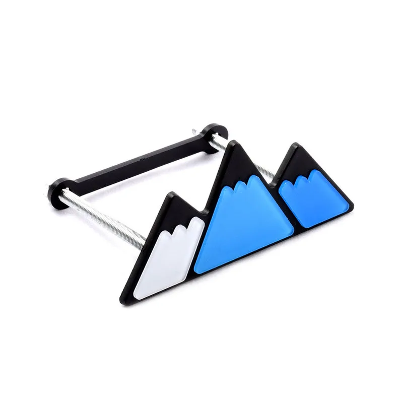 

Три цвета, 3 цвета, s-образный знак, эмблема, наклейки для Toyota Tacoma 4Runner Tundra Rav4 TRD, наклейки, автомобильные аксессуары, Стайлинг