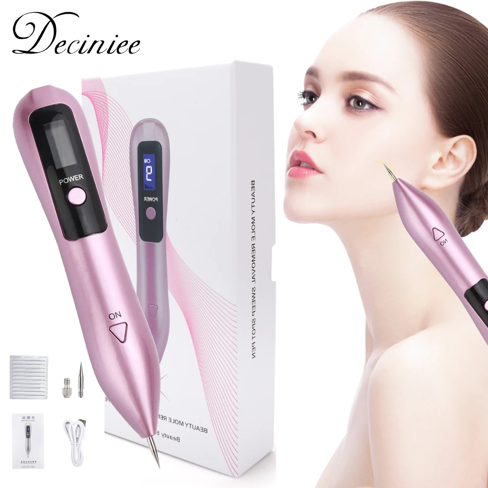 

9-уровневая плазменная ручка с ЖК-дисплеем, лазерная машина для удаления родинок, светодиодное освещение, средство для удаления темных пяте...