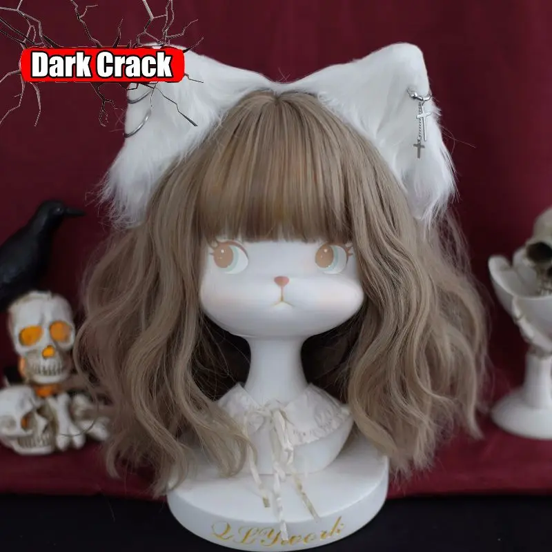 

Woman Y2K Spice Girls Side Hairpin Plush Cat Ears Streetwear Hair Barrettes Hair Clip hairgrips Gothic Punk Harajuku Hairpins