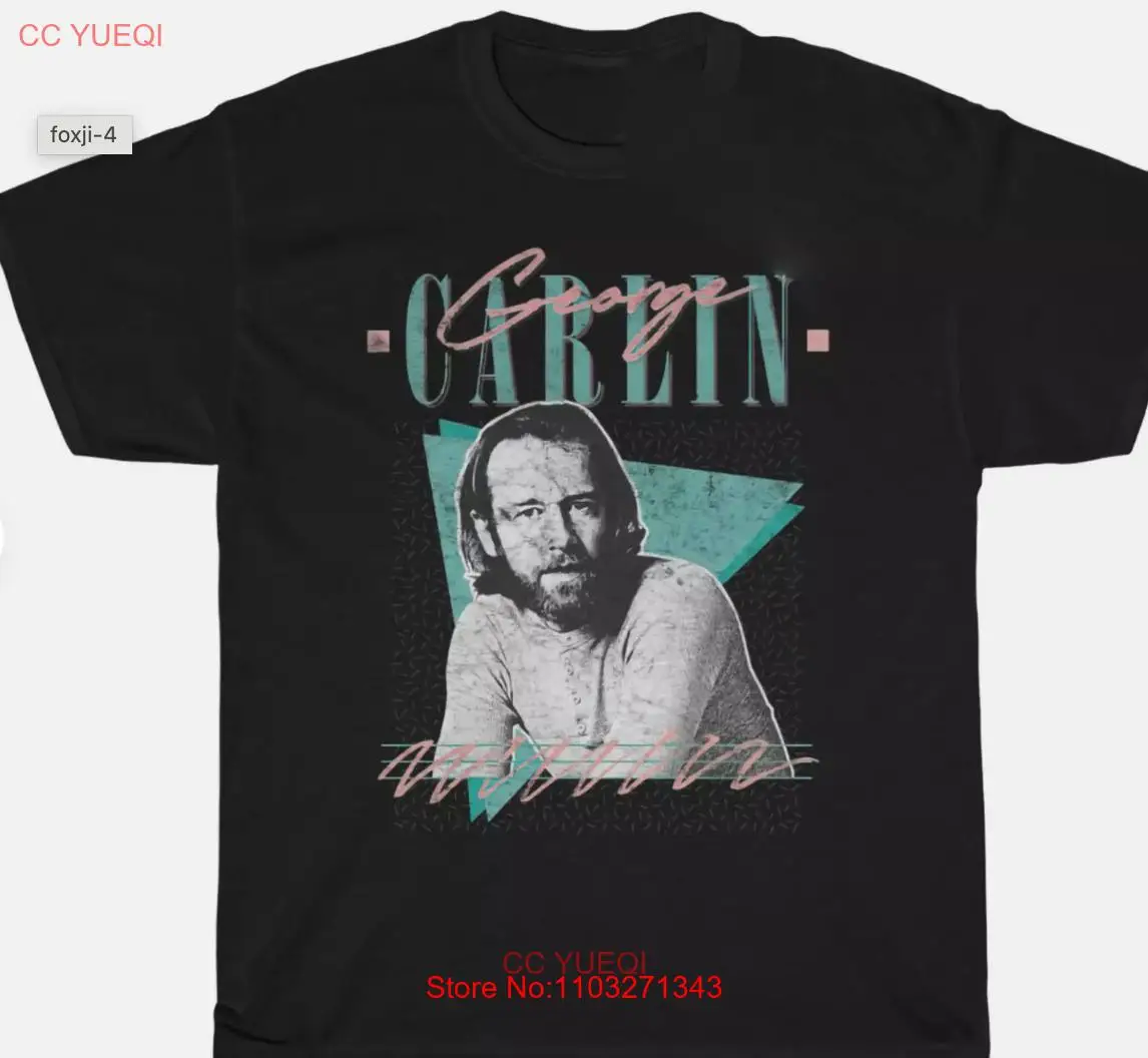 Винтажная Футболка-Веер George Carlin мужская и женская футболка унисекс