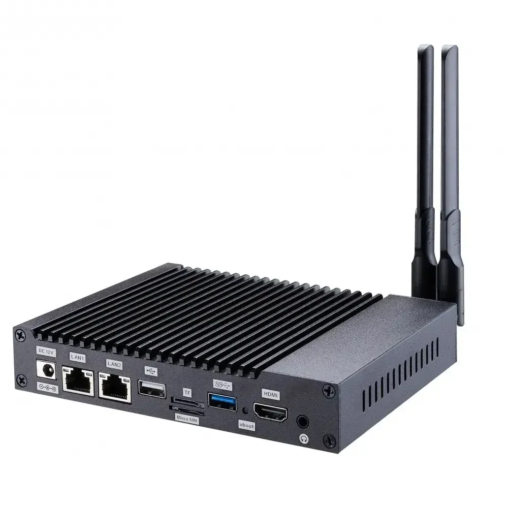Фото DYASUO безвентиляторный RK3288 RK3399 RK3568 Мини-промышленный ПК VGA 4 ГБ 32 ГБ Android Linux Встроенный прочный компьютер RS232 В наличии №1