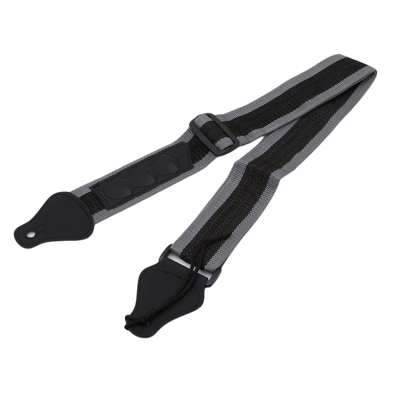 

Black New Guitar Strap Leather Head Adjustable Shoulder Strap For Guitar Electric Guitar Bass Guitar Parts Accessories
