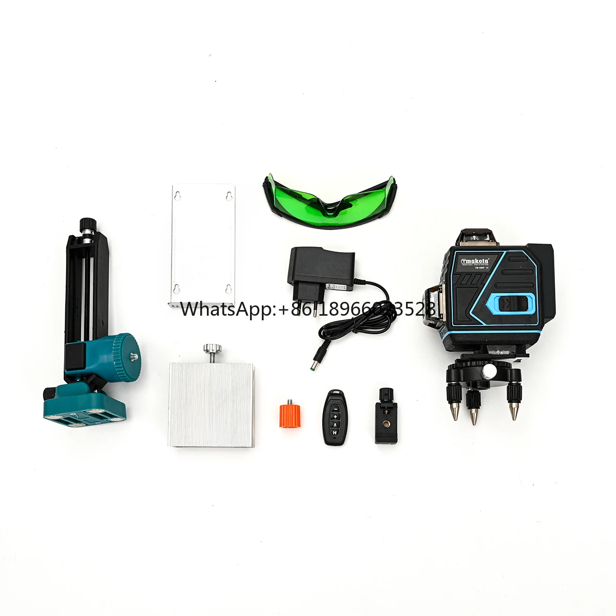 Лазерный уровень зеленый луч 16 линий самонивелирующийся 4d автоматический