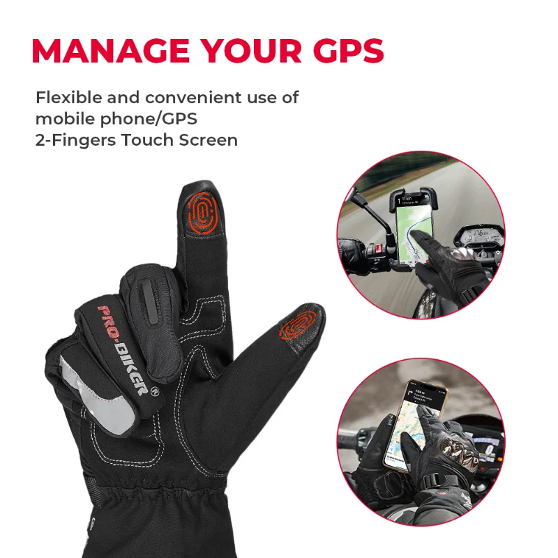 Рисунок 4 - Мотоциклетные перчатки с подогревом