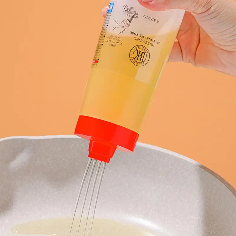 

Соус с 4 отверстиями для кетчупа, майонеза, аксессуары для кухни, бутылка-распылитель для масла, Диспенсер масла