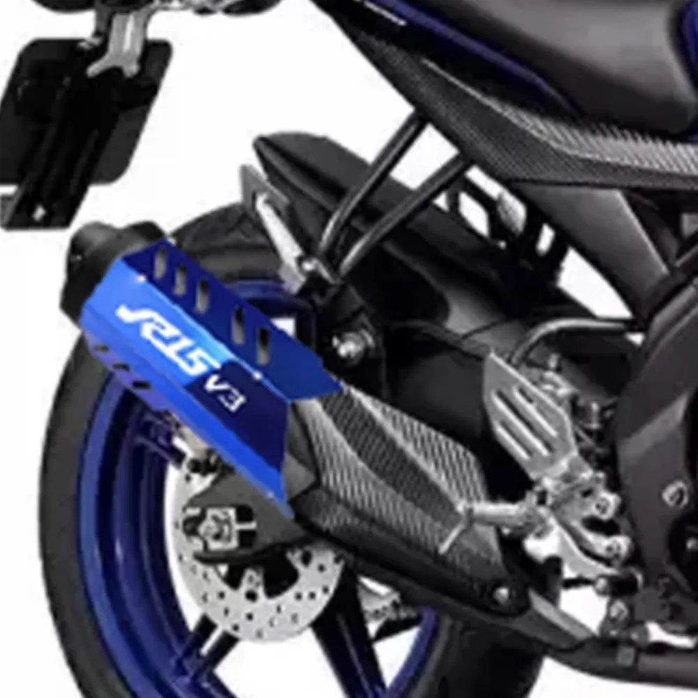 Для Yamaha YZF R15 V3 2017 2018 2019 2020 MT-15 мотоциклетный выхлопной капот глушитель защитный
