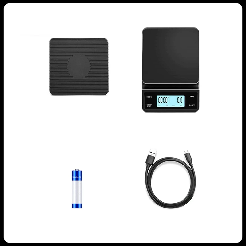 Электронные весы ЖК-экран USB-зарядка кухонные ручные электронные для кофе