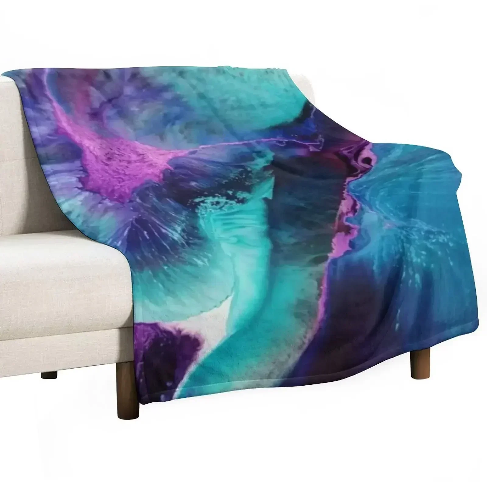 Чернила из смолы Русалка Лагуна в синем розовом и фиолетовом цвете. Детские