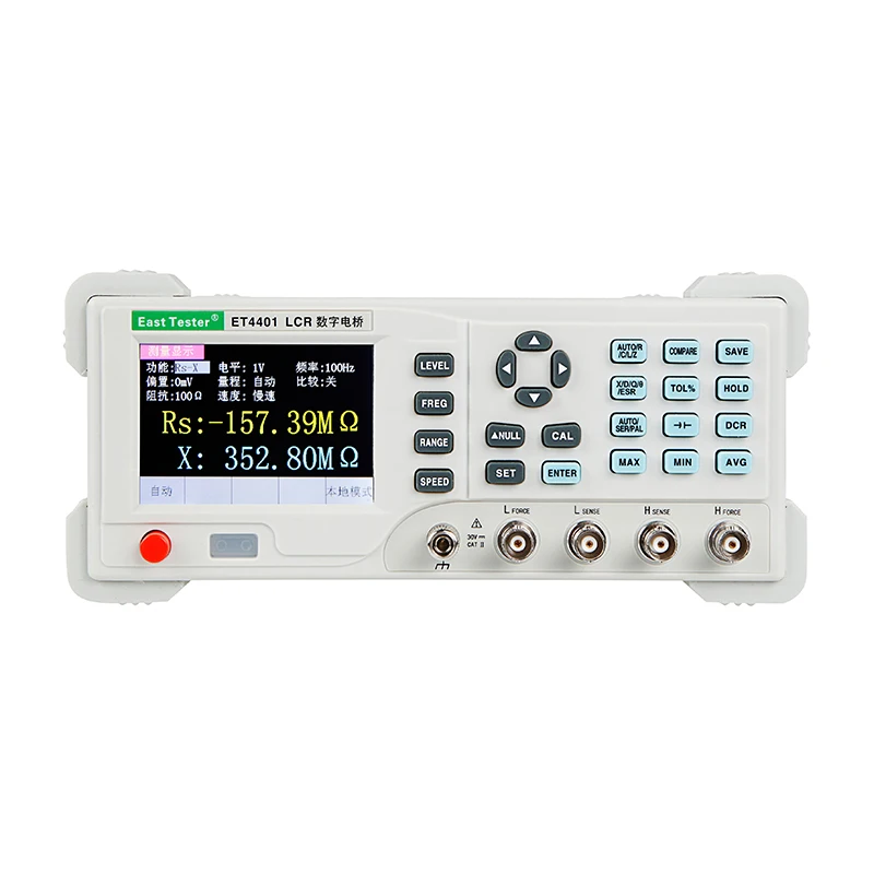 

Et4401 Настольный цифровой мостовой измеритель емкости сопротивления импеданса индуктивности 10 кГц измерительный Lcr мост Lcr измеритель