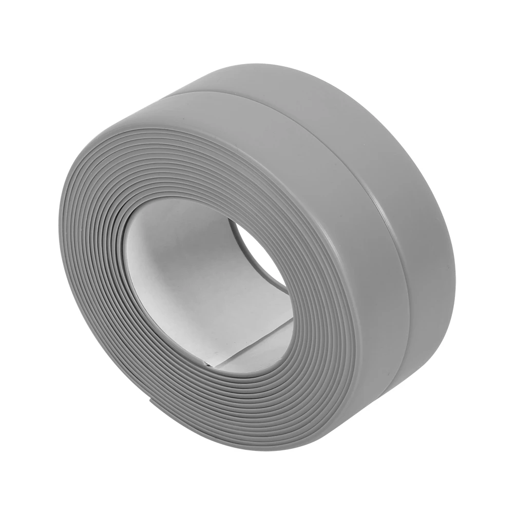 

Self Adhesive Bath And Wall Sealing Strip Sink Basin Edge Trim Kitchen (#3 Grey 38mm x 3.2m) Sealing