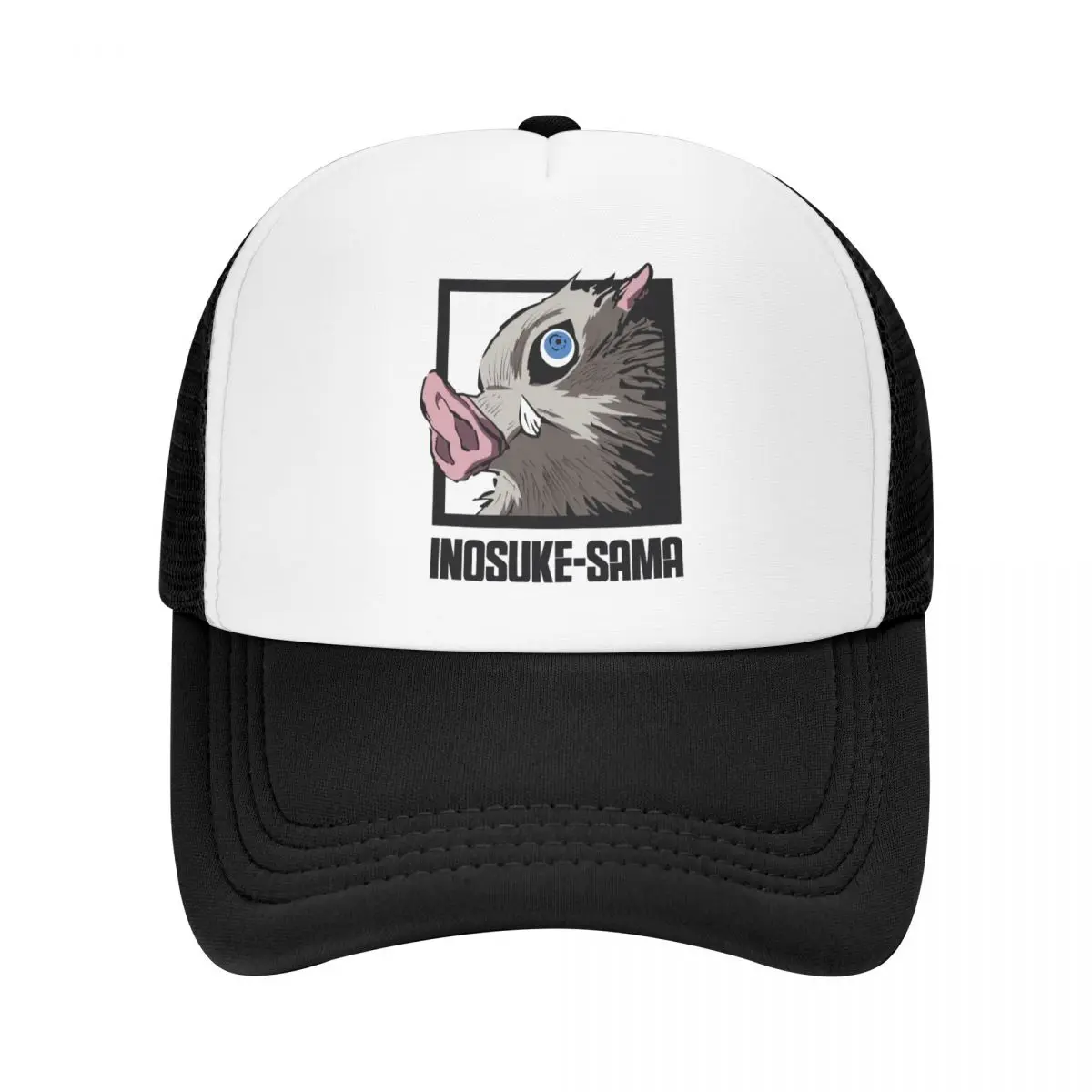 

Inosuke Baseball Cap for Men Women Breathable Anime Demon Slayer Kimetsu No Yaiba Trucker Hat Sun Protection Snapback Caps