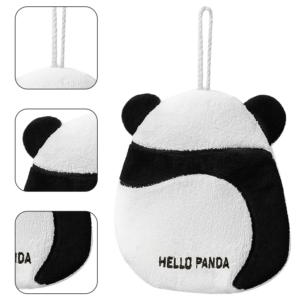 

Hand Towel Towelsbathroom Kids Kitchen Restroom Super Absorbent Wipe Hanging Cartoon