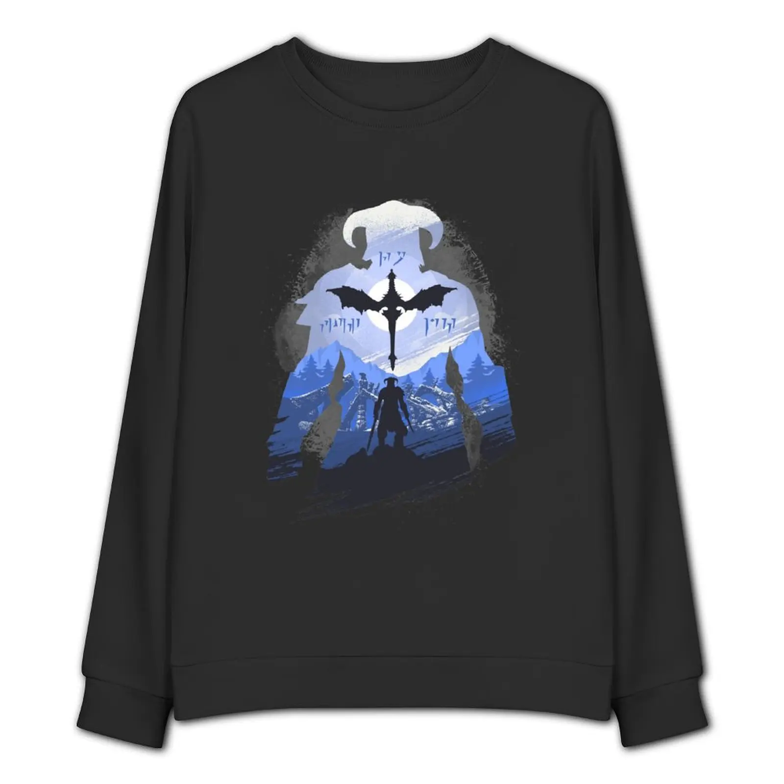 Свитшот The Last Dragonborn мужской комплект свитшот новинка толстовки и свитшоты