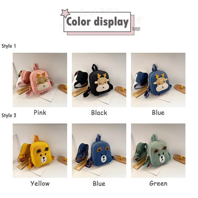 New Fashion Children Girls Shoulder Bag Cute Animals Backpack Bag Kids Keys Coin Purse Cute Princess Mini Handbag