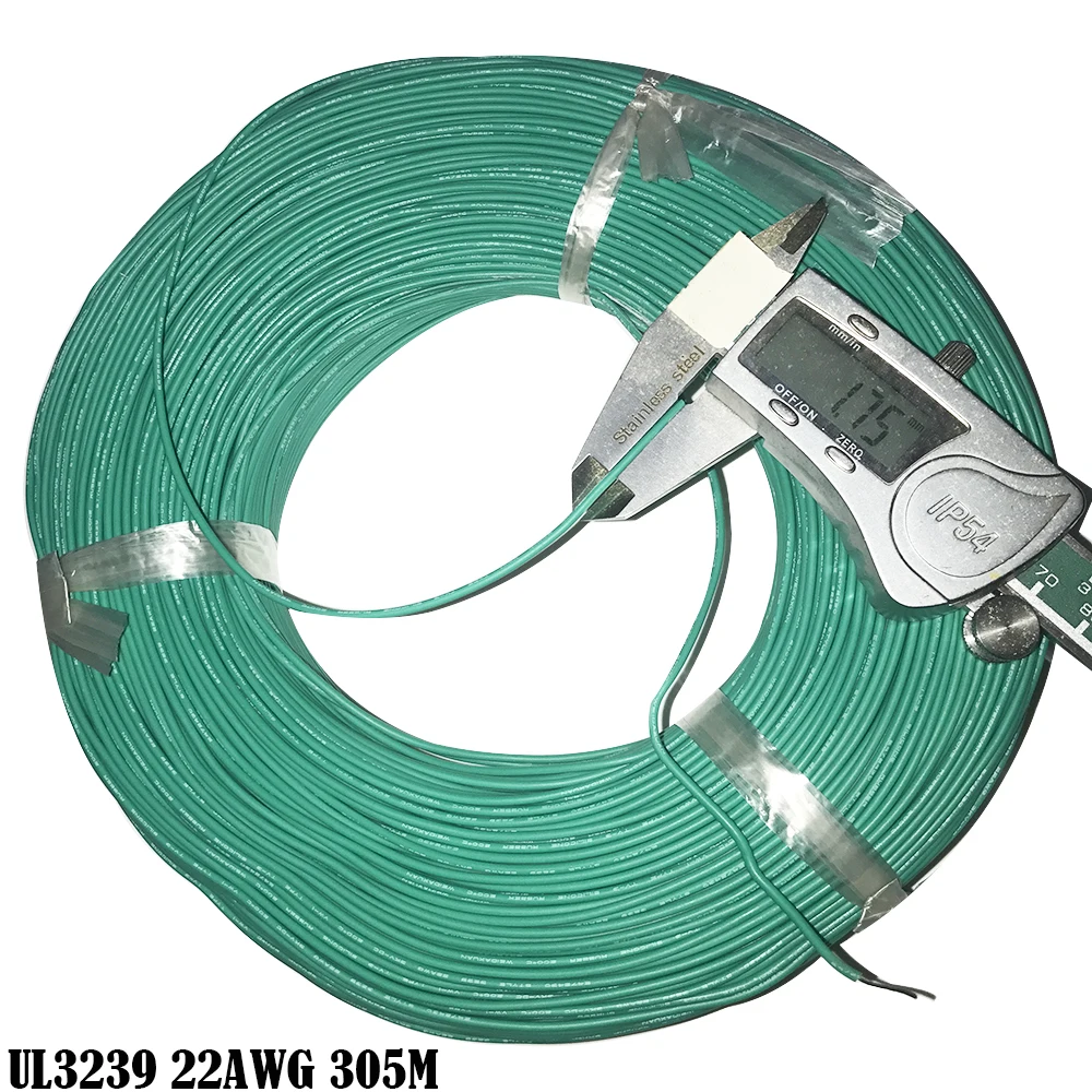 Фото Провод из луженой меди и силикона UL 3239 22awg изолированный провод 22 awg многожильный термостойкий многоцветный кабель управления №5