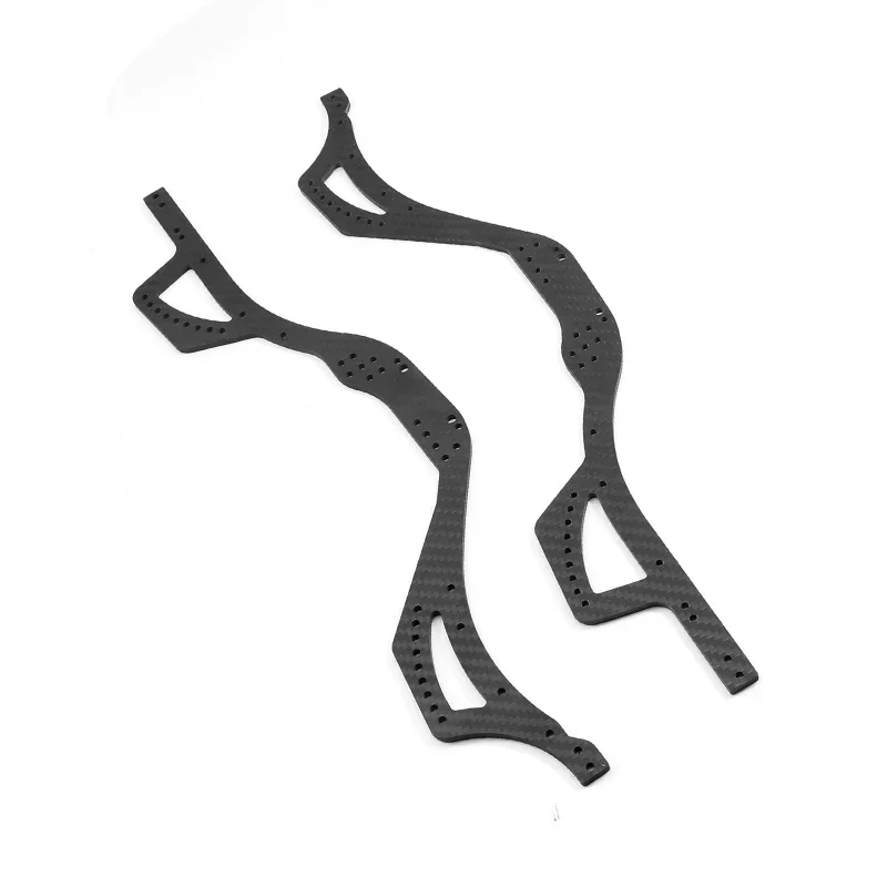 1 пара боковых пластин шасси из углеродного волокна для Graphite Rock Crawler Axial SCX10 Pro