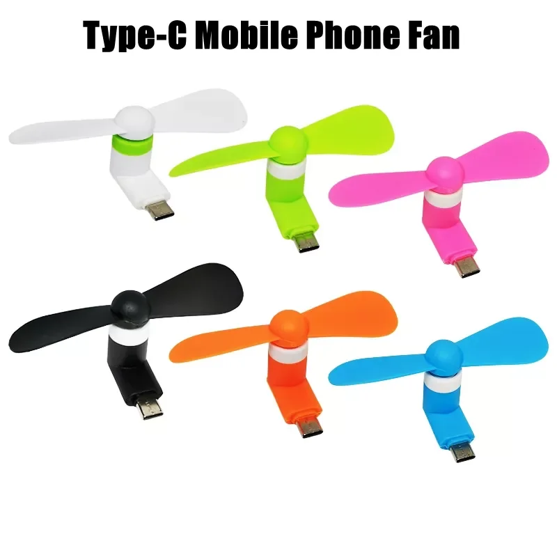 

Creative Mini Portable Micro Fan Mobile Phone Mini Fan Charging Treasure Cooling Fan USB Gadget Fans Tester For Type-C