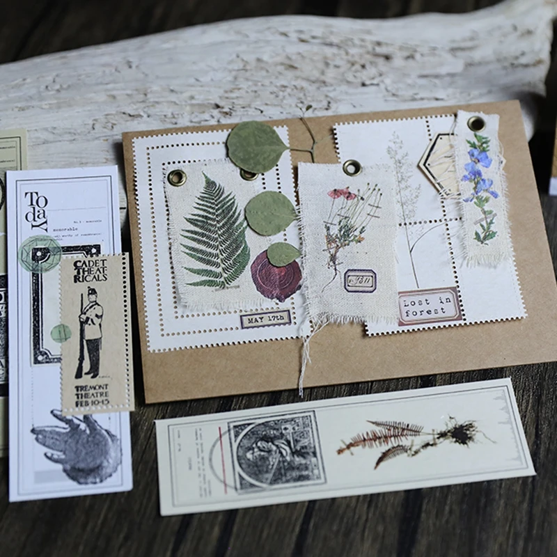 Переводные наклейки в стиле ретро для скрапбукинга эстетической каллиграфии