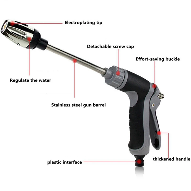 1 шт. портативный шланг для мойки машины высокого давления