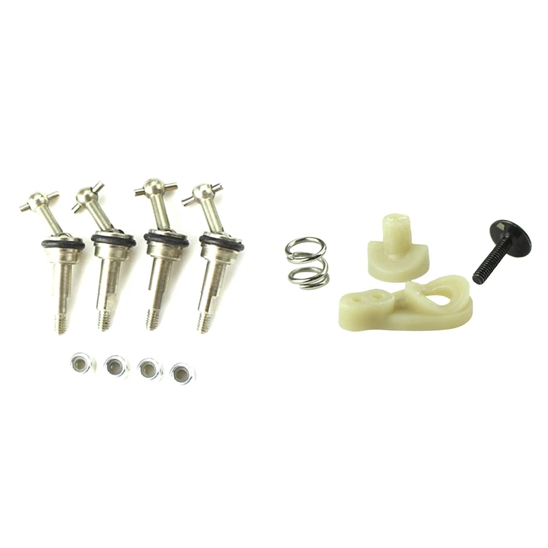 

K989-27 Steering Servo Saver Buffer Swing Arm With 4Pcs CVD Universal Joint Shaft For Wltoys K969 K989 K979 1/28 RC Car