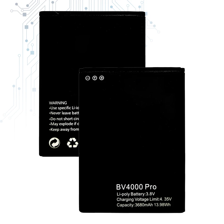 

BV 4000 Pro Battery For Blackview BV4000 Pro BV4000Pro Phone High Quality 3680mAh MTK6580A + Tracking Number