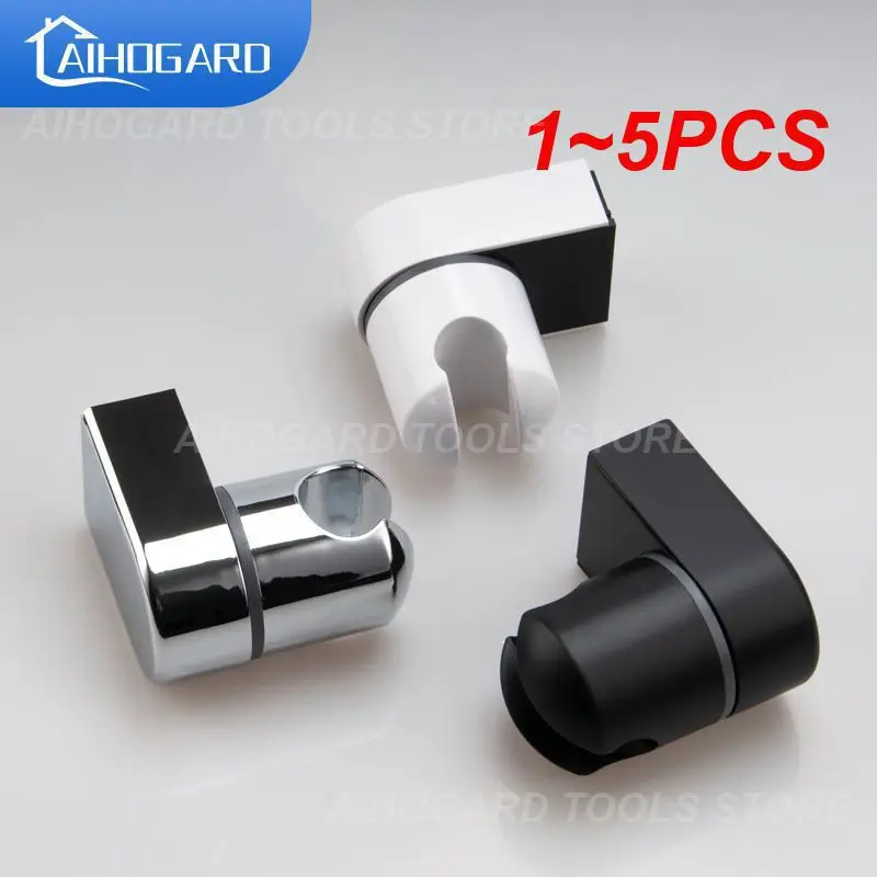 

1~5PCS No Punching Hand Shower Head Holder Universal Adjustable Full Plating Shower Rail Head Holder Bathroom Bracket Stable