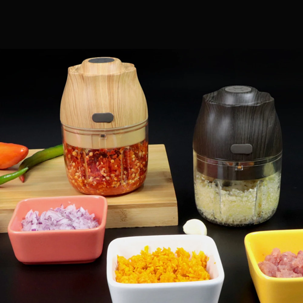 

250ml Multifunctional Food Processor Electric Meat Grinder Portable Blender Cup Mixer Baby Food Supplement Mincing Machine