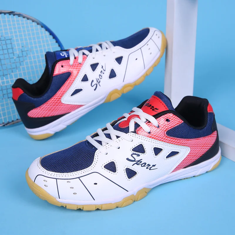 

Professional Badminton Shoes Men Women Breathable Badminton Footwears Light Weight Tennis Sneakers Anti Slip Tennis Shoes